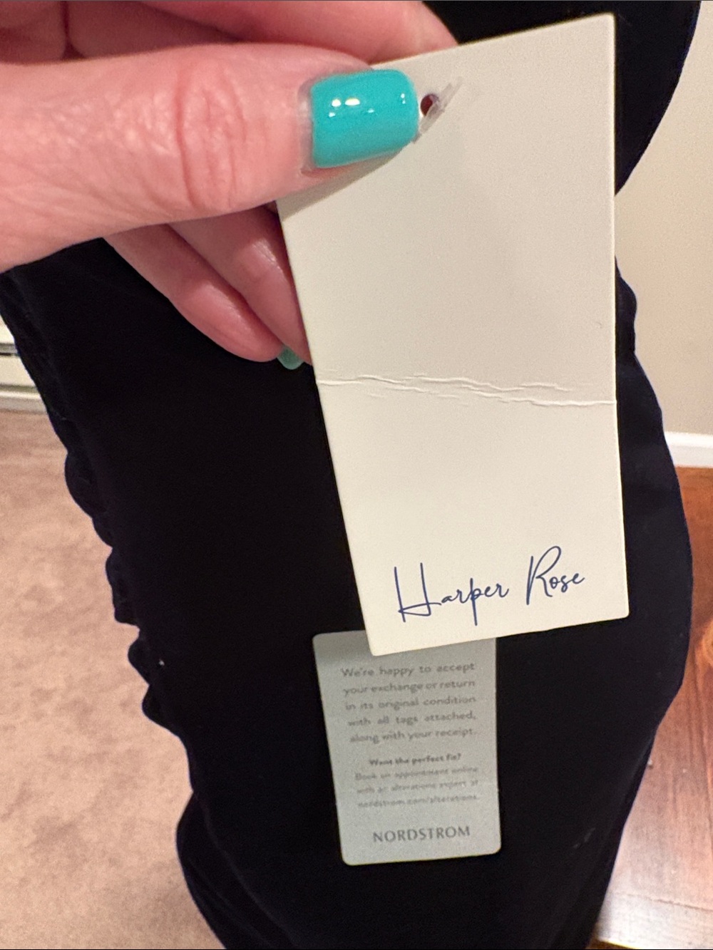 NWT Harper Rose Long Sleeve Ruched Velvet Dress Size 4 - Picture 11 of 15
